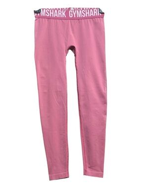 Gymshark Rose Pink Leggings with Branded Waistband XS